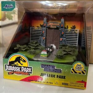 Jada Toys Jurassic Park 30th Anniversary Nano Scene Die Cast Vehicles Playset